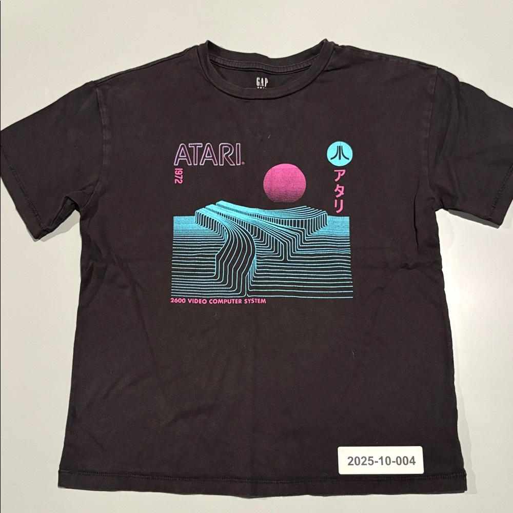 GAP Black Atari Graphic Tee